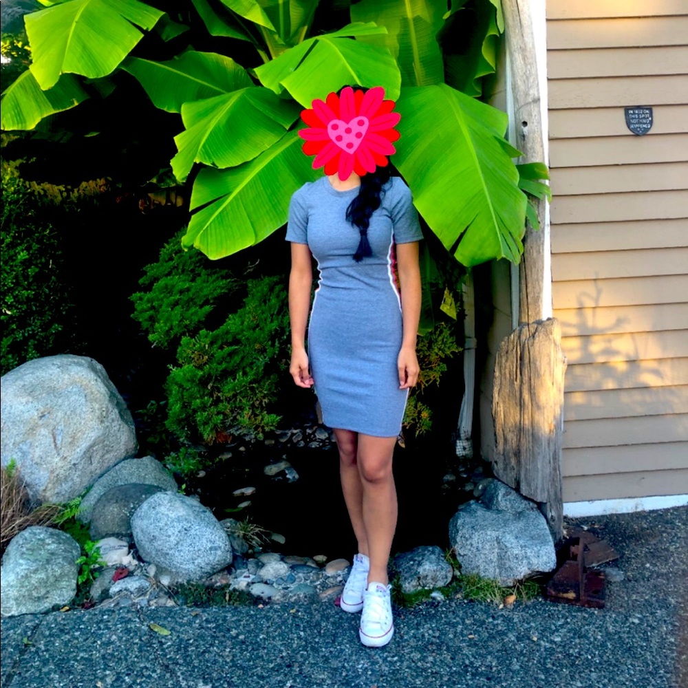 Grey H&M body con dress XS